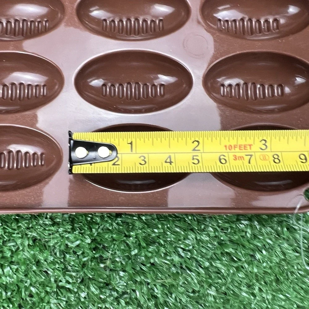 Mini Football Ice Cube Trays - 12 Molds Total 1